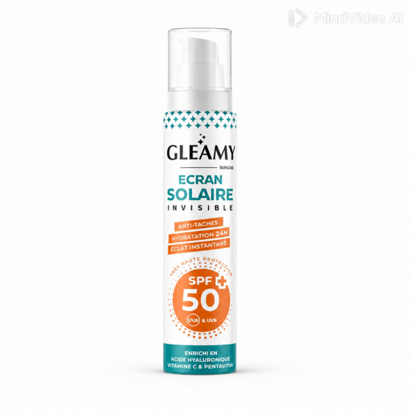 GLEAMY - Écran solaire Spf50+ invisible