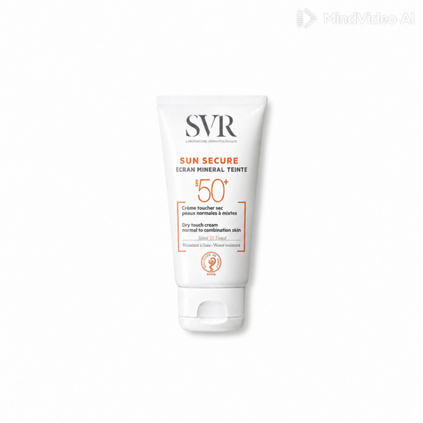 MindVideo_20260506015837_965 SVR - SUN SECURE Écran Minéral Teinté Peaux normales à mixtes 50 SPF+ 60 G
