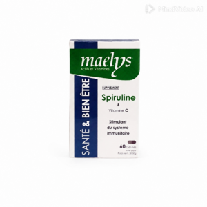 Maelys Spiruline et Vitamine C - 60 Gélules