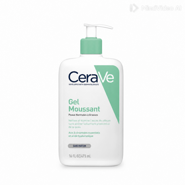 CeraVe Gel Moussant Nettoyant Peau Normale à Grasse | 473ml