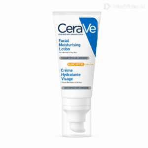 MindVideo_20260830162427_693 CeraVe Crème hydratante visage SPF50 Peaux Normales à Sèches | 52ml