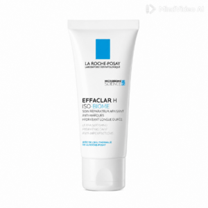 MindVideo_20260830172708_517 La-Roche-Posay EFFACLAR H ISO-BIOME soin réparateur apaisant anti-marques | Peau fragilisée par les traitements anti-acné | 40ml