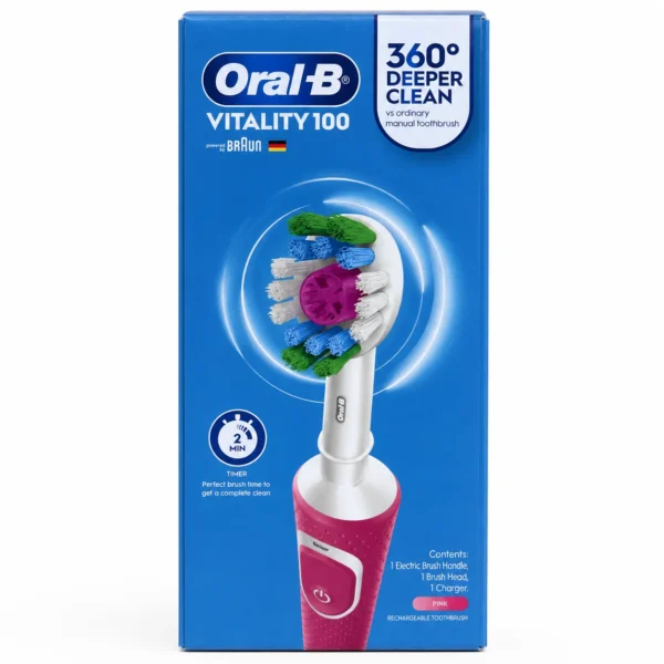 ORAL-B - Vitality 3D White Brosse À Dents Électrique Rose