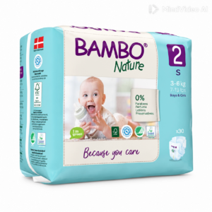 Bambo Nature 2, couches S 3-6kg/30un