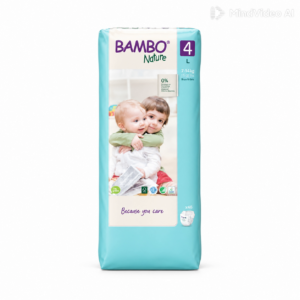 Bambo Nature 4, couches L 7-14kg/48un