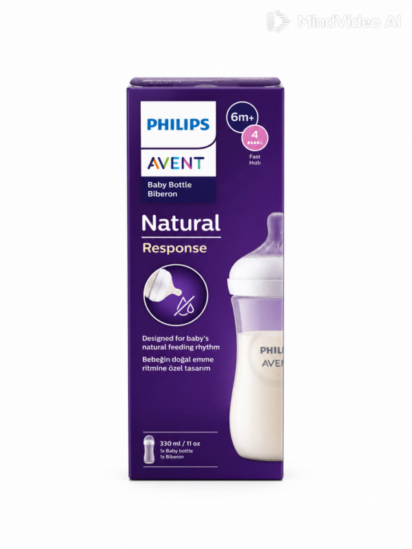 Philips Avent Biberon Natural Réponse 6m+ 330ml
