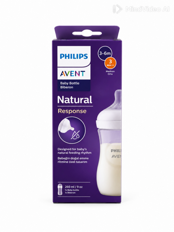 Philips Avent Biberon Natural Response 260ml 3-6 m