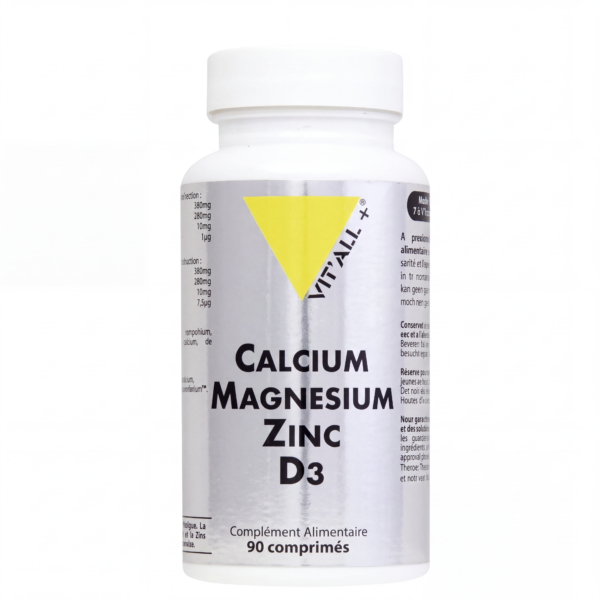 VITALL PLUS - CALCIUM MAGNESIUM ZINC D3 90 COMPRIMES