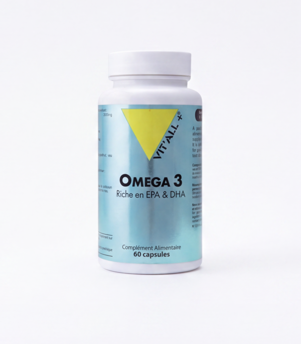 omega 3 3 3 3 3 Complexe Vitalité 360 – (Magnésium Bisglycinate, Zinc Bisglycinate, Oméga 3)